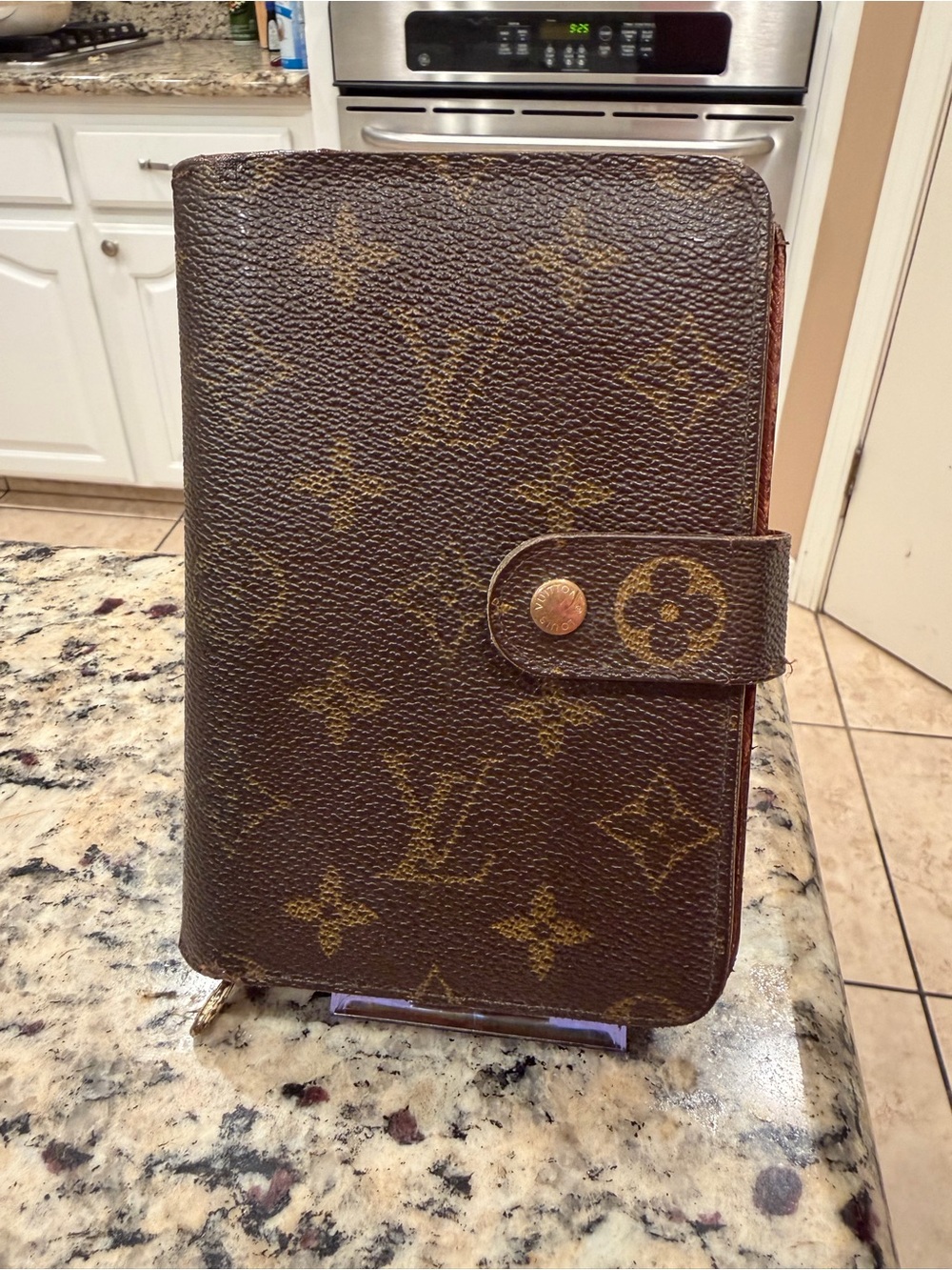 Authentic Louis Vuitton Monogram Passport Wallet